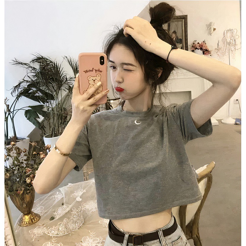 Áo Croptop MOON MẶT TRĂNG Body Ôm - VIET_STAR | BigBuy360 - bigbuy360.vn