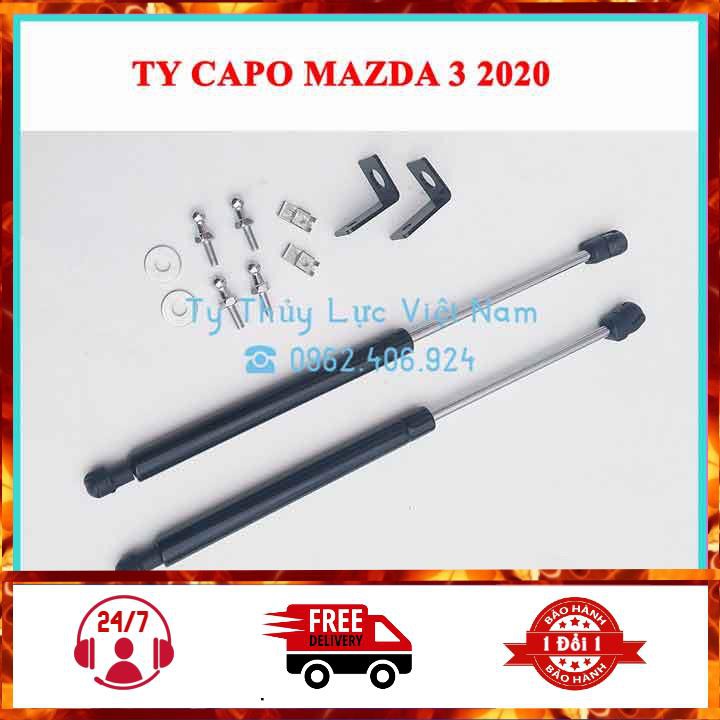 [Mazda 3 2020] Bộ Ty Thủy Lực, Ben Hơi Chống Nắp Capo Cho Xe Mazda 3 2020