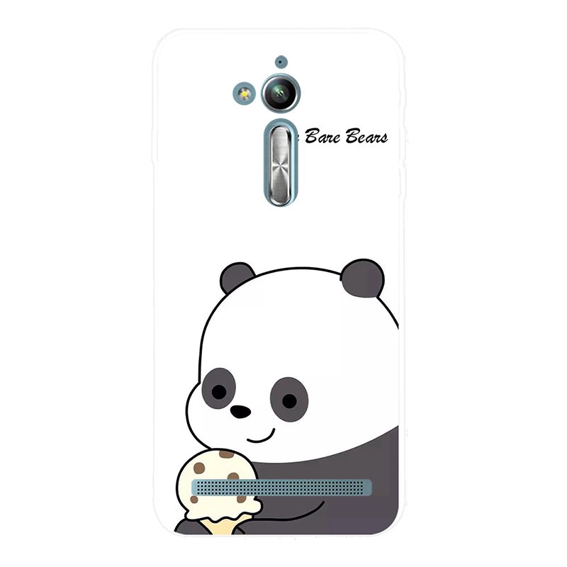 Ốp điện thoại silicon dẻo họa tiết hoạt hình chú gấu kiểu 2 dễ thương cho ASUS ZENFONE GO LIVE 5 LITE 2018 L1 L2