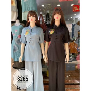SET LAM HOA THÊU ĐI CHÙA [ BIGSIZE 60-90KG ]