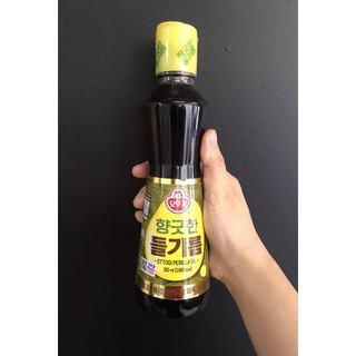 Dầu tía tô ottogi hàn quốc 320ml/ chai