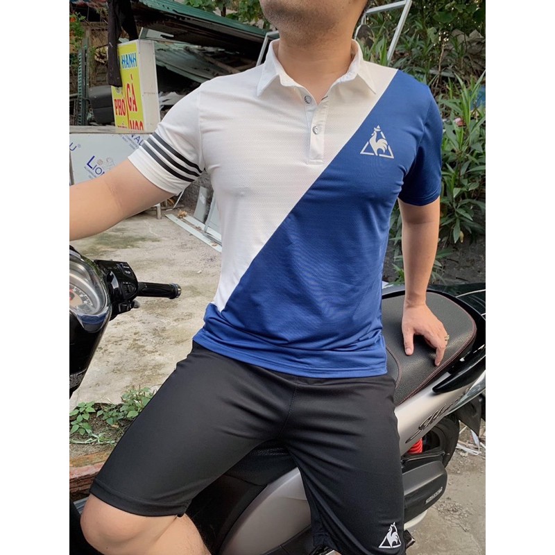 [SALE] Bộ Thể Thao Polo Gà Trống VNXK phối chéo 2021