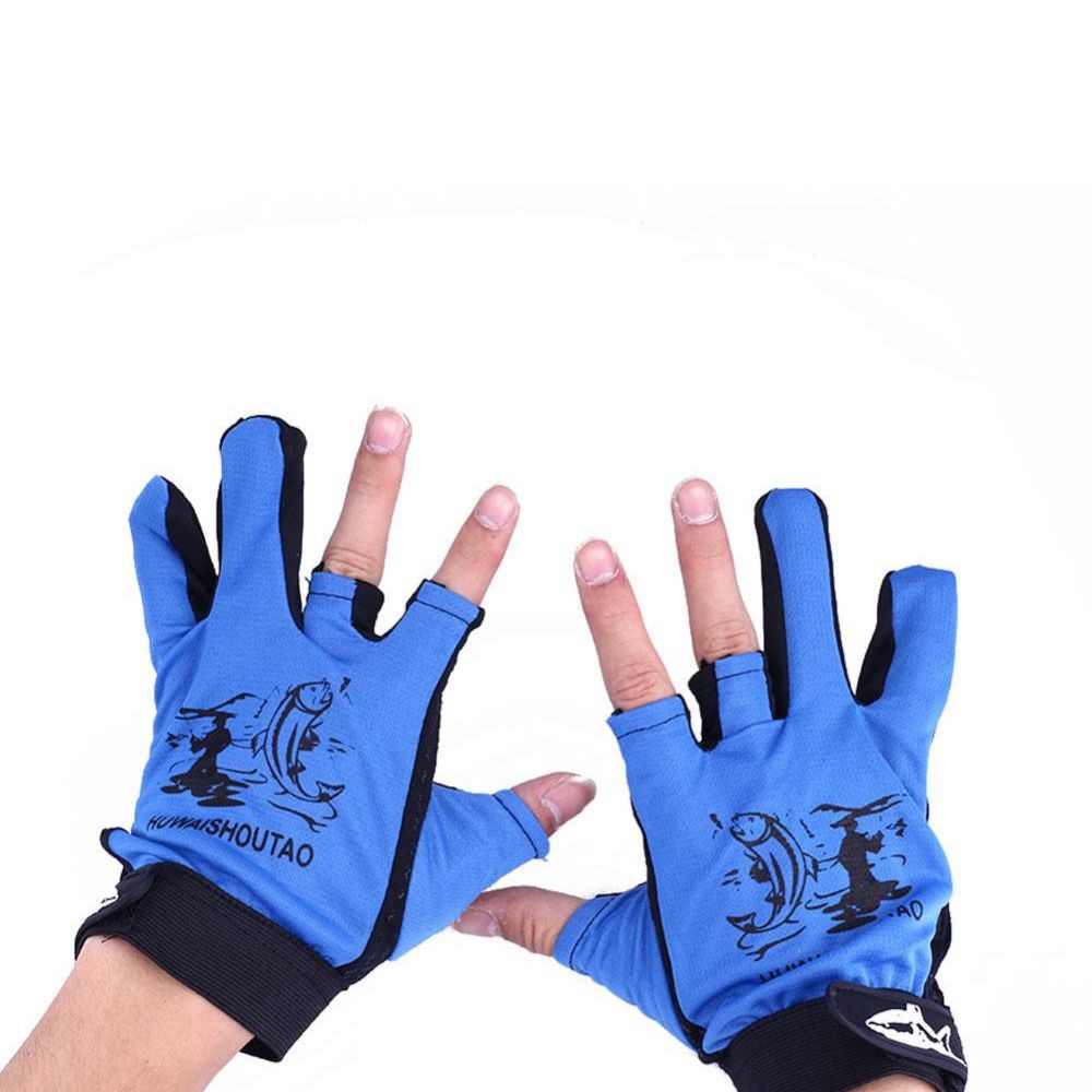 MUVAKO 1 Đôi Găng Tay Câu Cá Chống Trượt Bằng Vải Neoprene