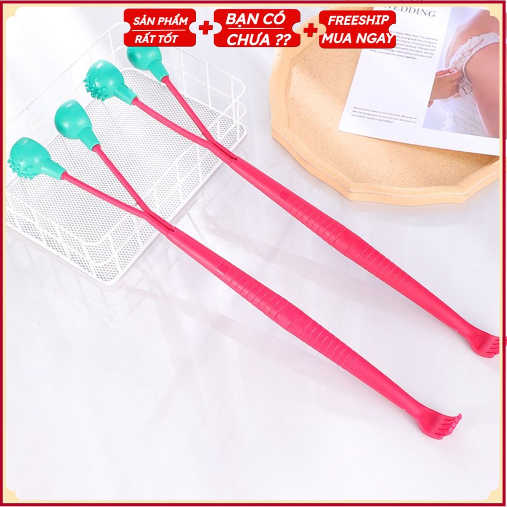 PVN31606 Gậy nhựa đấm lưng kiêm gãi ngứa T2