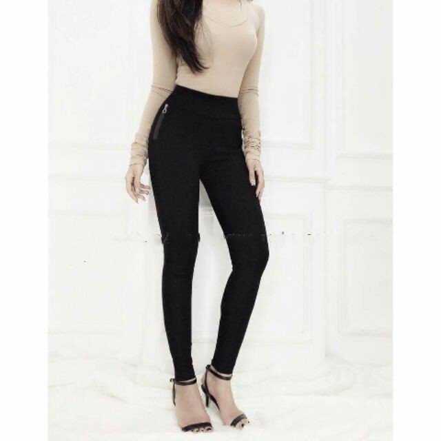 [Chất lượng] Quần legging cottong khóa sườn Giá rẻ