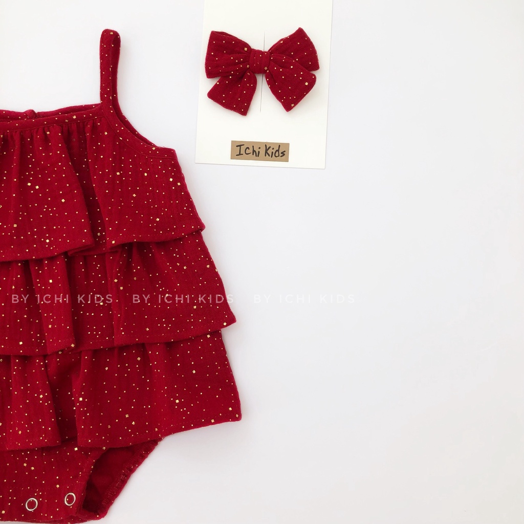 Romper, body 3 tầng cho em bé sơ sinh đến 18 tháng