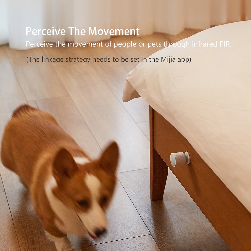 Xiaomi Youpin Thiết Bị Cảm Biến Chuyển Động Và Ánh Sáng Thông Minh  Kèm Đế Nam Châm Cho Ứng Dụng Mi Home