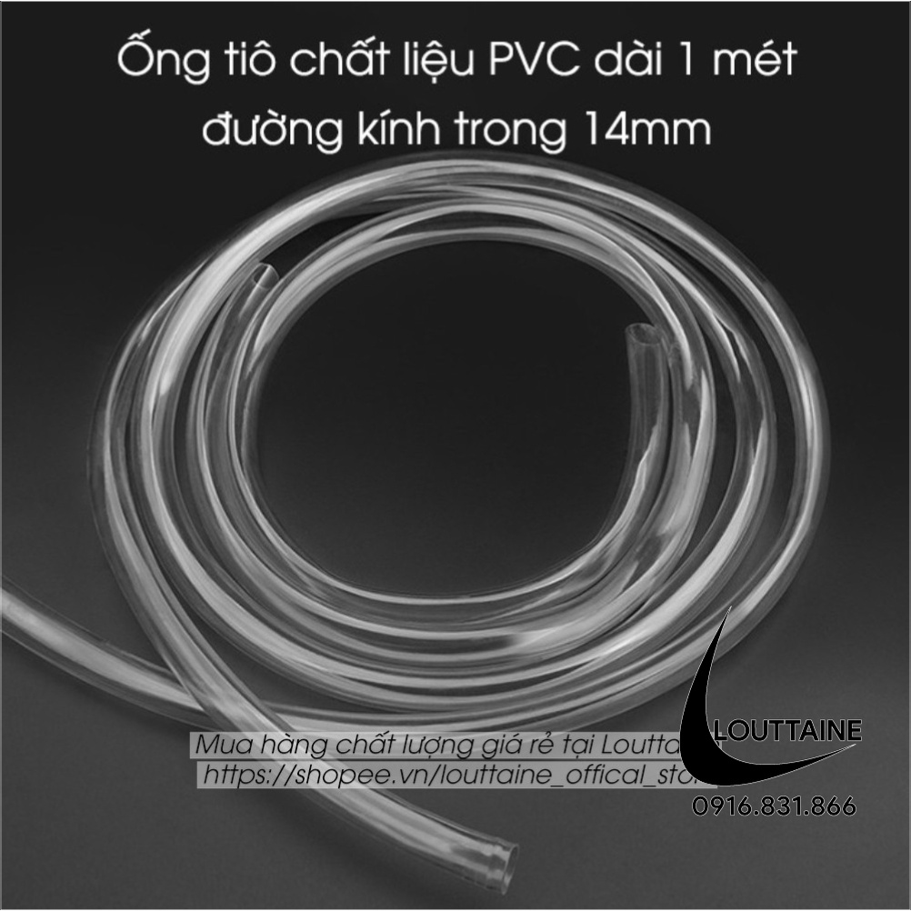 Ống hút nước bóp tay ống PVC mềm dài 1 mét, dụng cụ bơm hút chất lỏng xăng dầu chất lỏng bóp tay thông minh tiện dụng