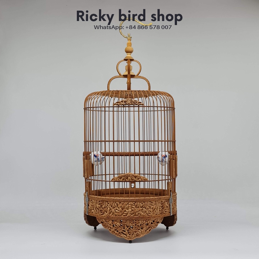 Lồng chim Canary và Finch - Thiết kế cây tre - Kích thước 10 inches (26cm)