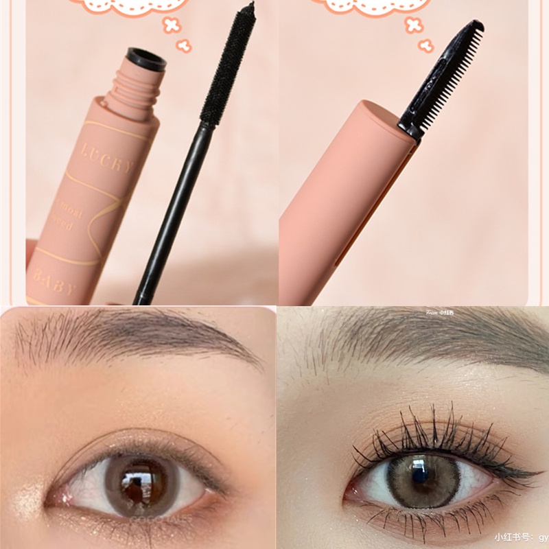 Mascara Gogo TALES Hai Đầu Chống Thấm Nước Không Nhòe Chuốt Dày Và Cong Mi