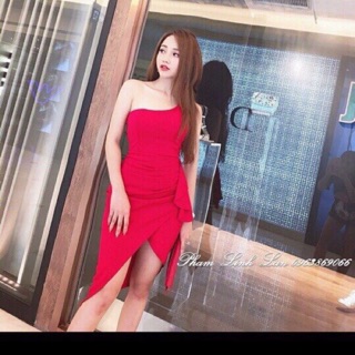 Đầm lệch vai