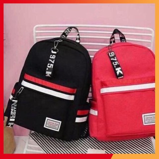 [Free Ship HCM HN] [TRỢ GIÁ] Balo 2 Sọc trắng đỏ thời trang  Bino_Shop