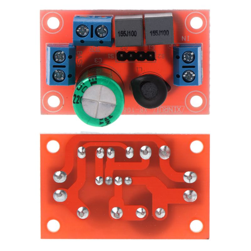 Bảng Mạch Mô Đun Lọc Loa Bass 2 Chiều zzz Treble DIY