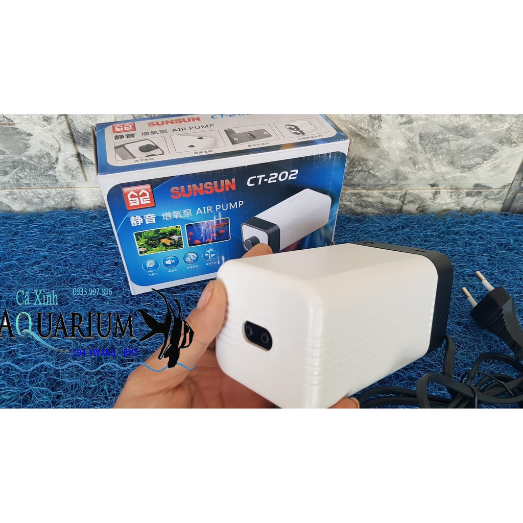 Máy sủi oxi SUNSUN CT - 202 siêu êm