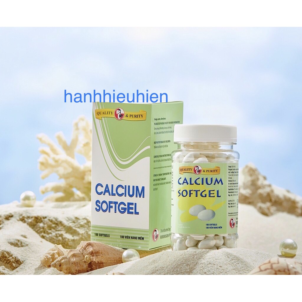Viên uống Calcium Softgel Chai 100v