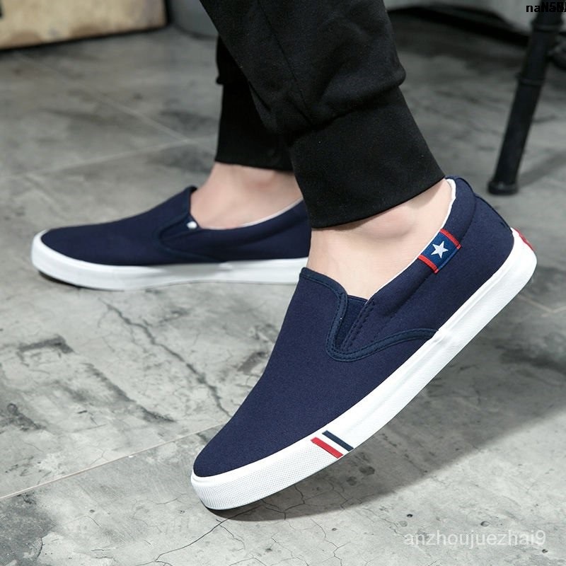 Giày lười vải canvas size lớn 45 46 47 48 cho nam