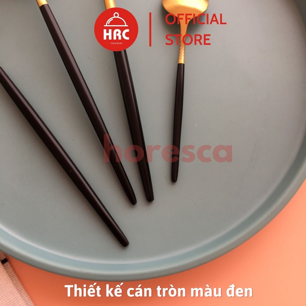 Thìa mạ vàng, nĩa, muỗng, dao ăn INOX 304 cao cấp