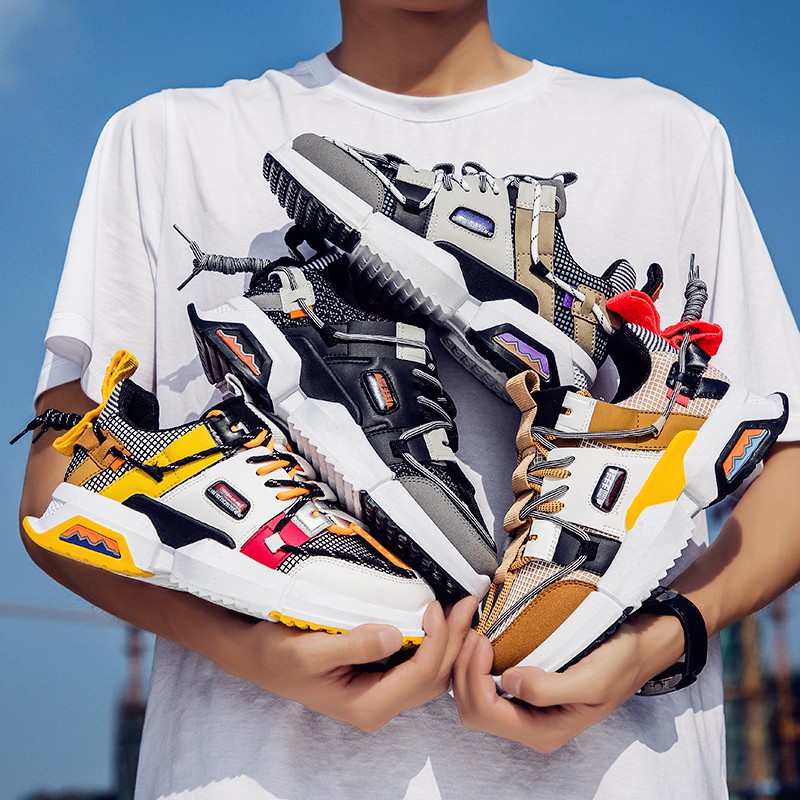 Giày sneaker thể thao nam tăng chiều cao phối màu bắt mắt đẹp chất lừ | BigBuy360 - bigbuy360.vn