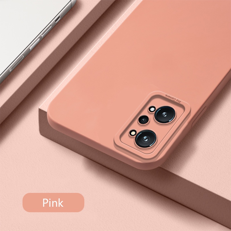 Ốp Điện Thoại Silicone Màu Trơn Chống Sốc Cho Realme GT Neo 2