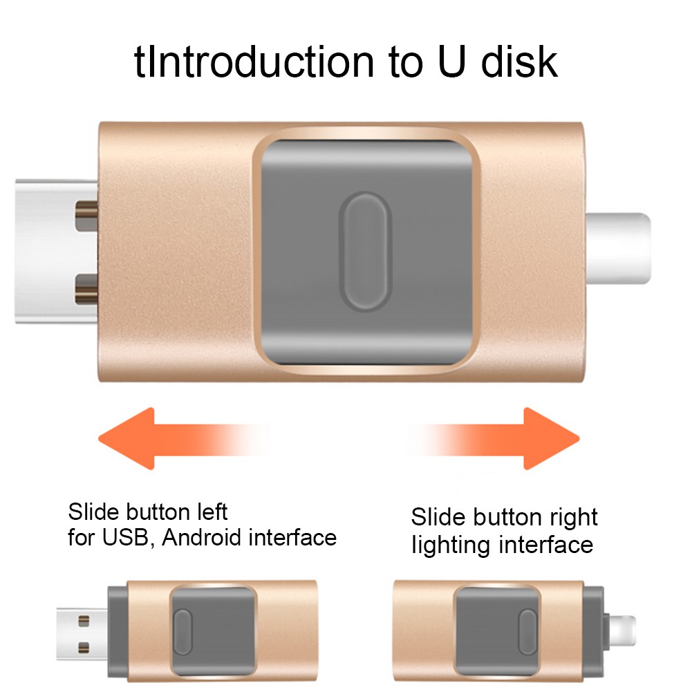 Usb 3.0 Otg 3 Trong 1 8 / 16 / 32 / 64g Cho Điện Thoại / Pc | BigBuy360 - bigbuy360.vn