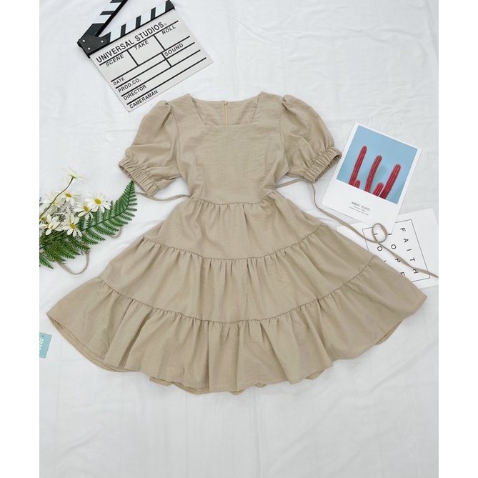 Đầm doll tầng 3 màu