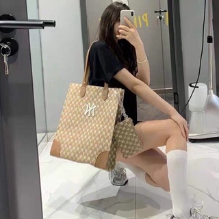 Túi tote mlb ,túi đeo vai mlb monogram jacquard shopper kèm ví nhỏ
