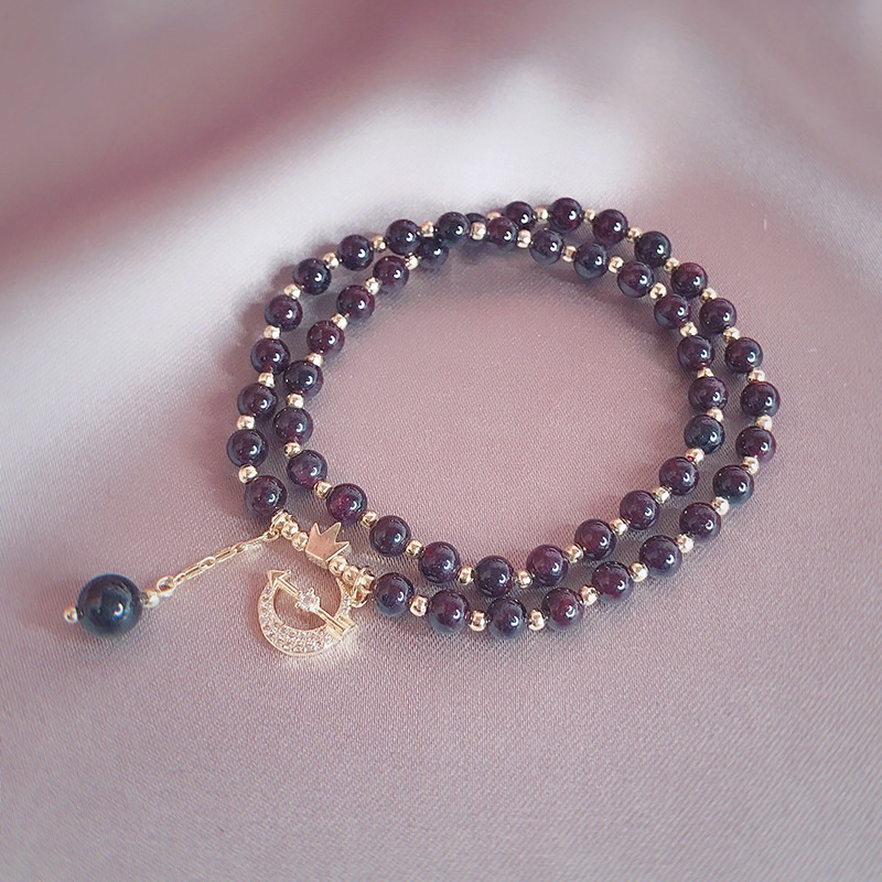 [Hàng Mới Về] Vòng Đeo Tay Đính Pha Lê 4mm Dành Cho Nữ