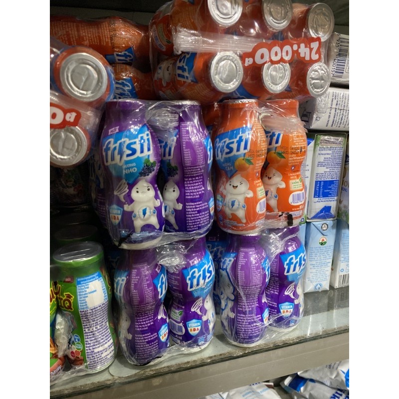 Thùng 8 Lốc Sữa Chua Uống Fristi Các Vị (48 lọ x80ml)