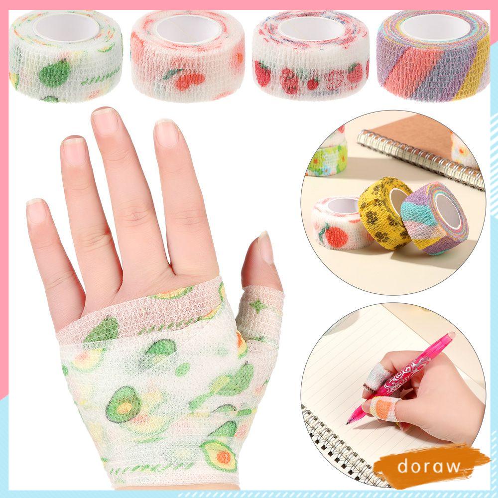 Cuộn Băng Keo Nhiều Màu Co Giãn Tự Dính Dán Đầu Gối/ Ngón Tay/ Đầu Gối/ Đầu Gối Cho Hoạt Hình Y Tế Tiện Dụng
