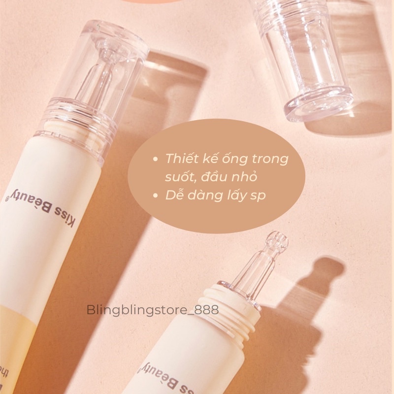 Kem Che Khuyết Điểm Nội Địa Trung Kem Che Khuyết Điểm Dạng Lỏng KISS BEAUTY | BigBuy360 - bigbuy360.vn