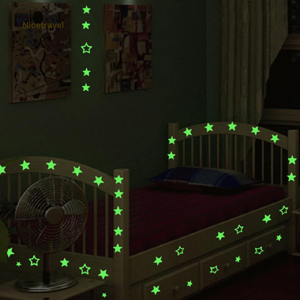 Bộ 200 ngôi sao 3D dạ quang trang trí phòng ngủ | BigBuy360 - bigbuy360.vn