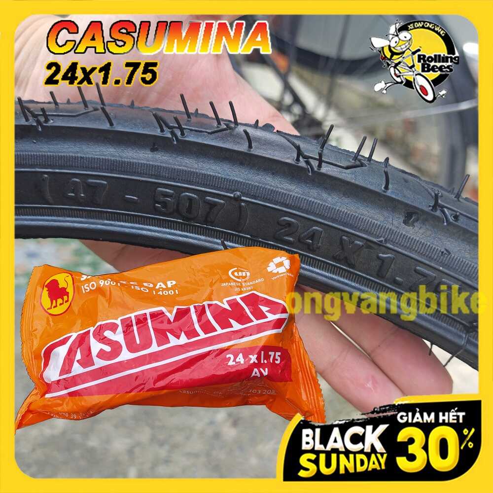 Săm, Ruột. Vỏ Lốp xe đạp 24x1.75 Chính hãng Casumina