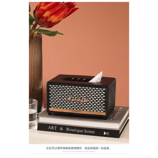 Hộp đựng giấy ăn hình loa marshall