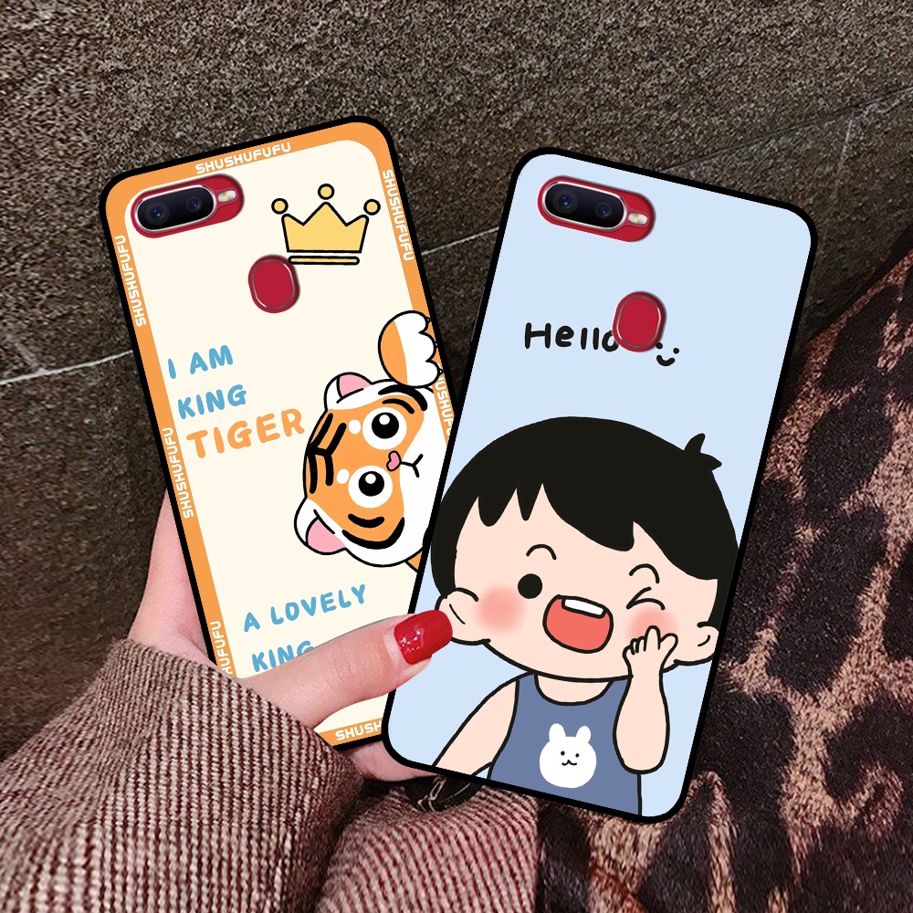 Ốp Oppo A5s / A7 / F9 / A12 in hình mickey, hổ, kingtiger siêu rẻ T19 - T24