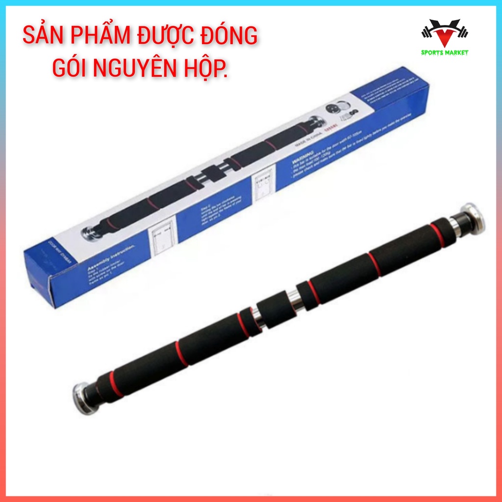 Xà đơn treo tường đa năng, thanh tập xà đơn treo tường, gắn cửa, chất liệu cải tiến, lõi thép chống rỉ, tiện lợi sử dụng