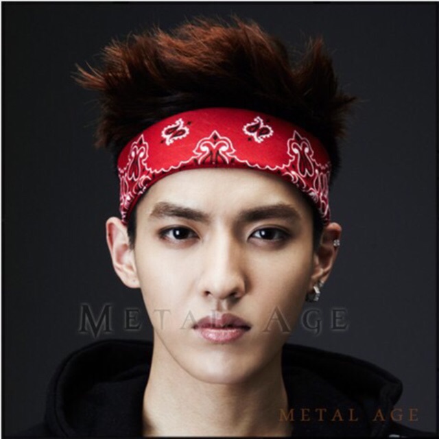 Khăn bandana nhiều mẫu cá tính hoai tiết paisley - Khăn turban