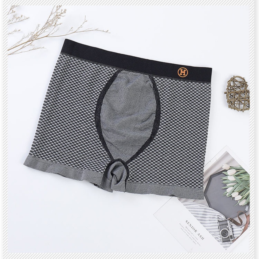 Hộp 3 quần lót nam cao cấp Freesize từ 45-80kg sịp đùi boxer vải cotton kháng khuẩn DOLMAN QL08
