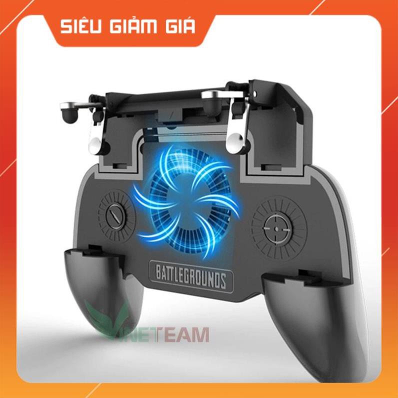 [FREE] TAY CẦM CHƠI GAME PUPB KIÊM SẠC DP 4000MAH, CÓ ĐẾ TẢN NHIỆT( W10) -đẹp