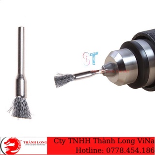 Bộ 2 Chổi Chụm Đánh Bóng, Đánh Gỉ Cho Máy Mài Loại 5MM Trục 3mm