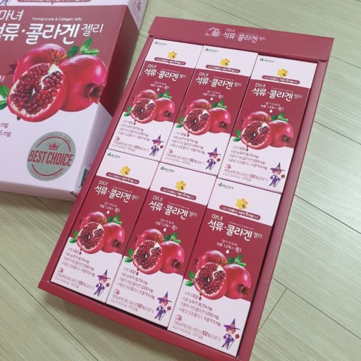Thạch Lựu Mât Ong Collagen Đẹp Da Có Bảo Hiểm DB Hàn Quốc, Hộp 60 gói 20g | BigBuy360 - bigbuy360.vn