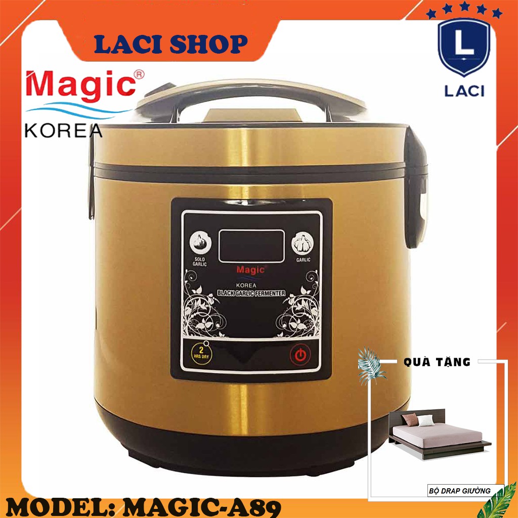 [Mã 66ELHASALE hoàn 7% đơn 500K] Máy làm tỏi đen Magic Korea A89 | Dung Tích 5L | Làm 1 Mẻ 1.5KG | Tặng Bộ Drap