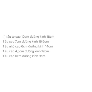 Thố sứ/Âu sứ Bát Tràng