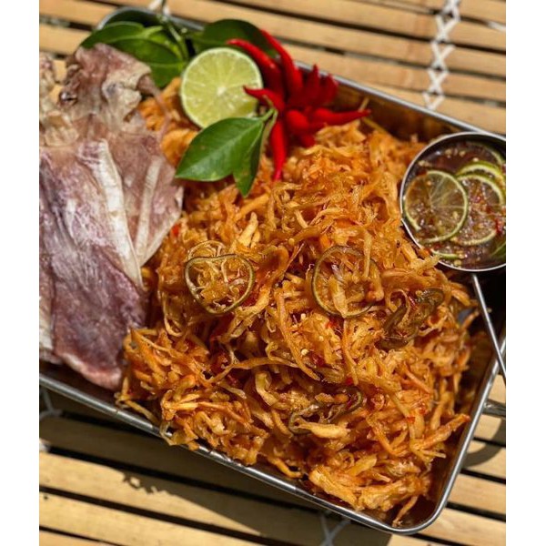 Mực Khô Hấp Nước Cốt Dừa Xé Sợi Eatgreen food 250G Loại 1, Đồ Ăn Vặt An Toàn VSTP | BigBuy360 - bigbuy360.vn