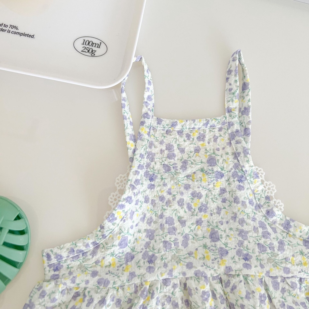 Jumpsuit In Hoa ThờI Trang MùA Hè Cho Bé GáI