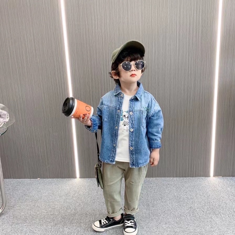 Set 3ct áo sơ mi bò cực đẹp