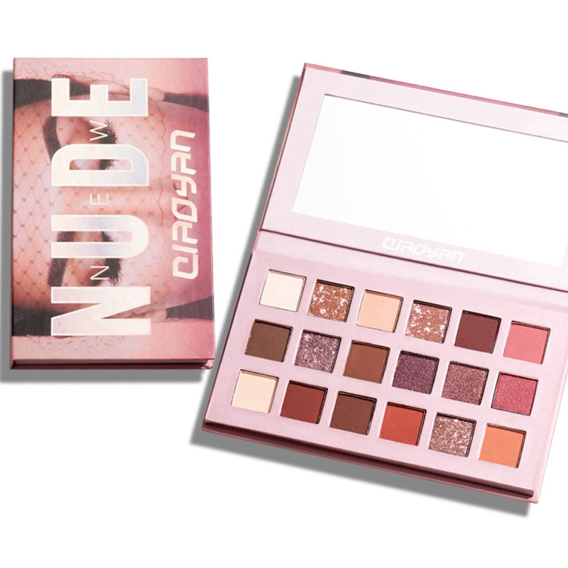 [Hàng mới về] Bảng phấn mắt 18 màu nhung mịn bền lâu trang điểm thời trang cho nữ