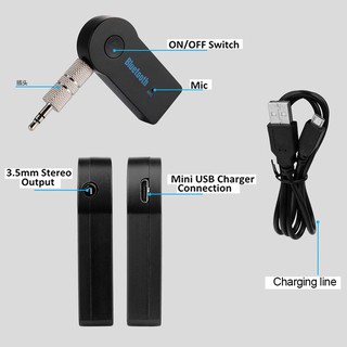 Thiết bị nhận tín hiệu âm thanh bluetooth không dây jack 3.5mm