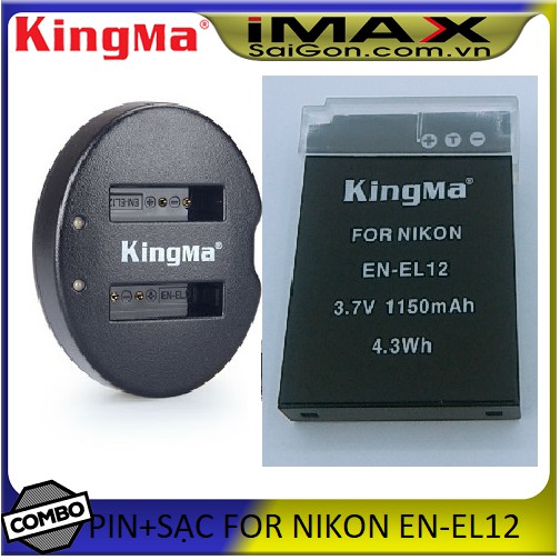 PIN SẠC MÁY ẢNH KINGMA EN-EL12