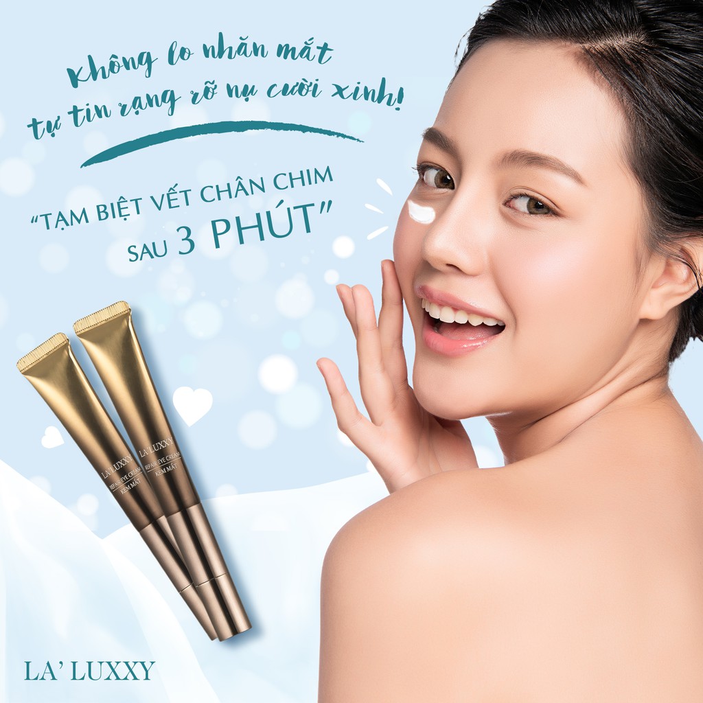 Kem Mắt La'luxxy Drlacir 20ml, Thanh Rung Lạnh Mờ Nhăn 3 Phút,giảm nếp nhăn,giảm bọng mắt,giảm thâm mắt,giữ ẩm cho da