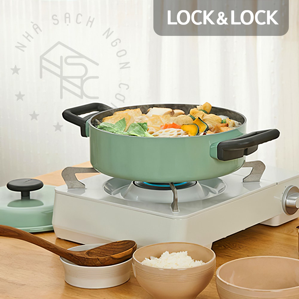 Bộ nồi chảo quánh Lock&amp;Lock Decore